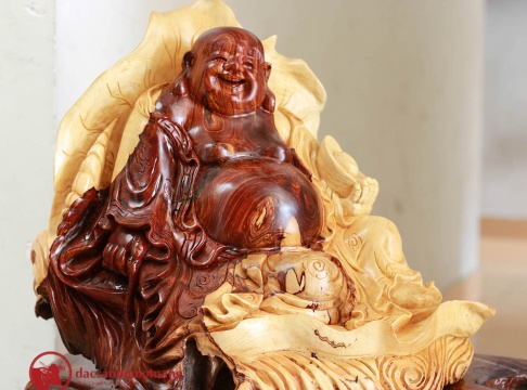 Di lặc lá sen - Cẩm - 47x42x38