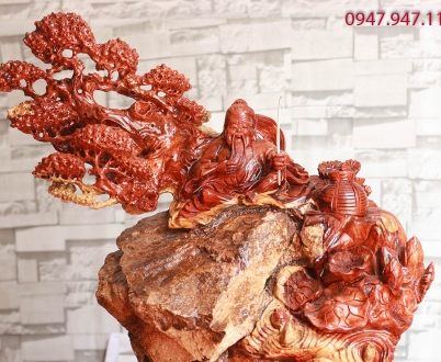 Ông vọng câu cá - Hương ôm đá - 58x67x30