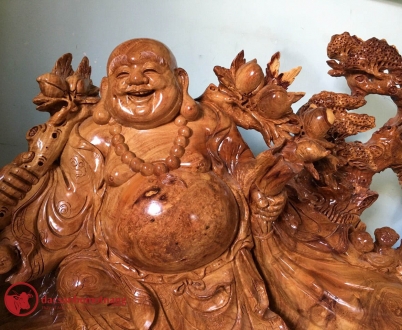 Di Lặc Ngũ Phúc - Nu Hương - Cao 66 x Rộng 110 x Sâu 32